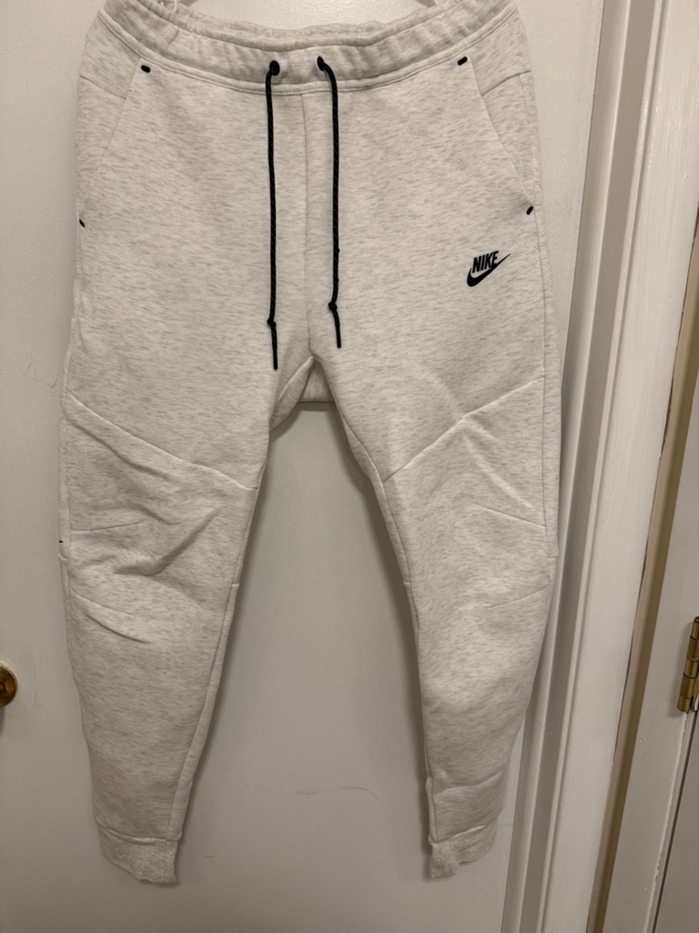 Nike Tech Fleece Light Birch Heather Gray Joggers Sz M